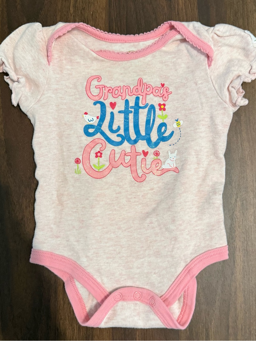 Sold Baby girl John Deere onesie